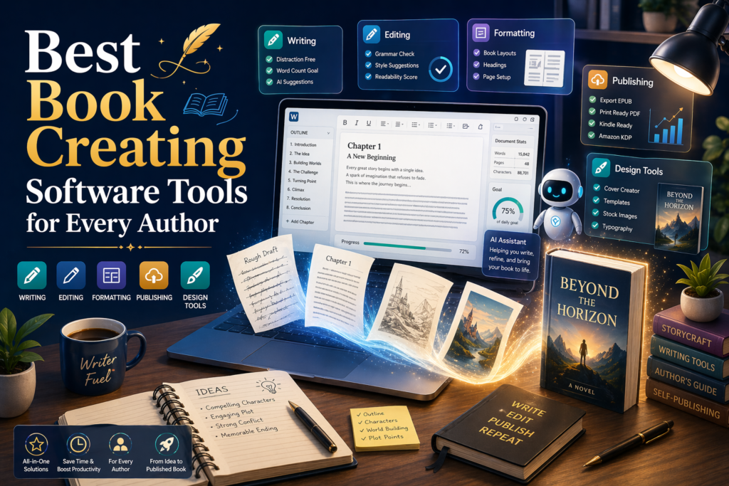 The 15 Best Book Creating Software Tools for Authors